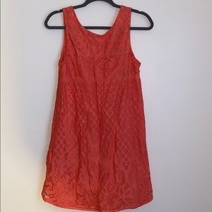 Altar’d State Pink Lace Dress Size Medium
